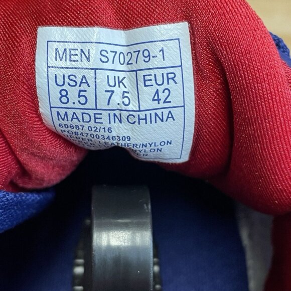 SAUCONY GRID 9000 SPARRING MENS SIZE 8.5 S70279-1 BLUE RED GOLD SNEAKER SHOE NEW - Picture 6 of 7